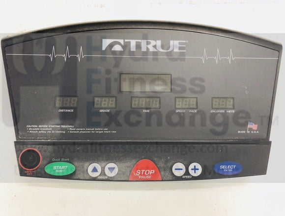 True Fitness Treadmill 500ZT 500 ZT P Upper Display Console Panel 00328100-hydrafitnessparts