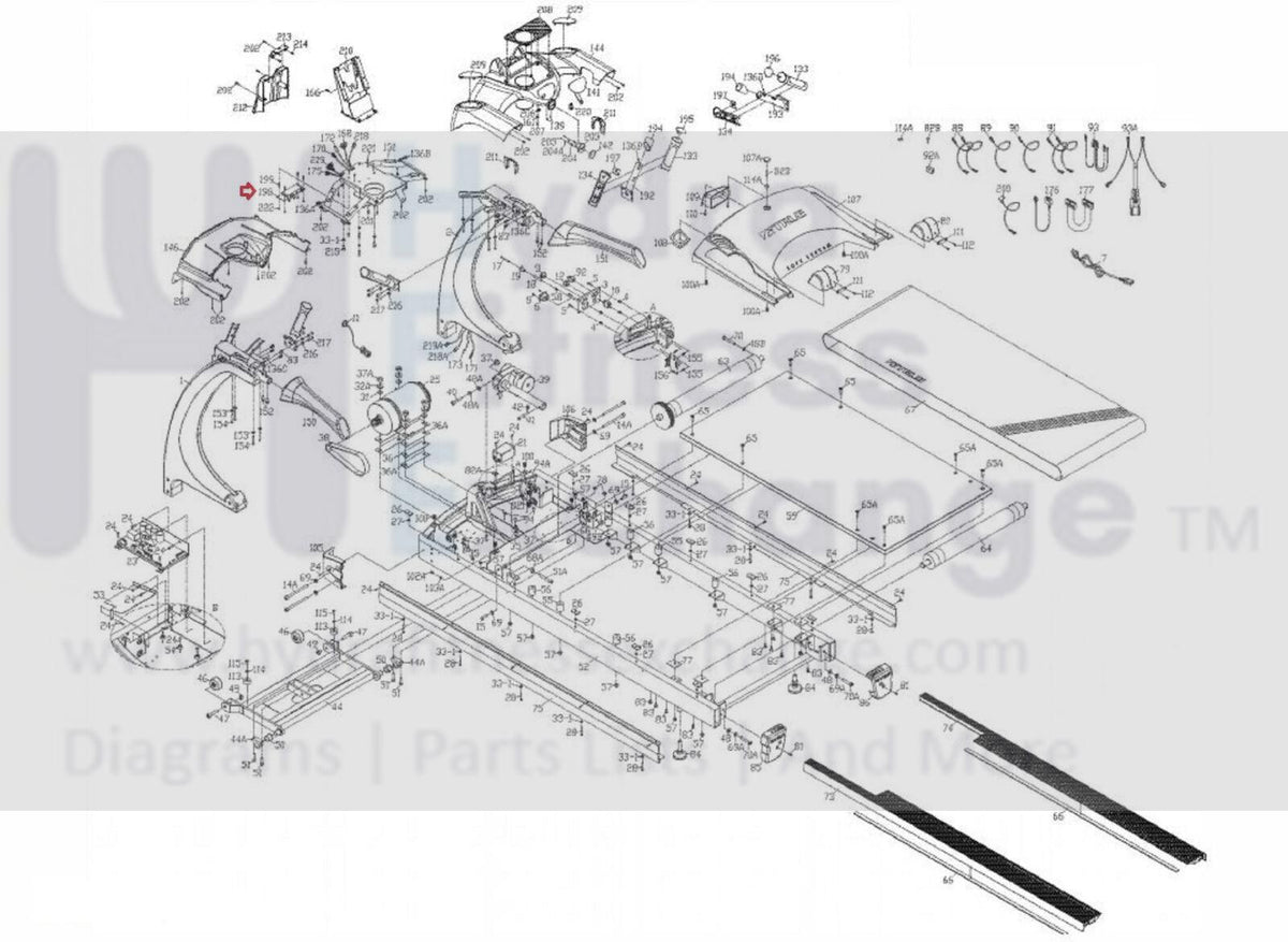 True Fitness Treadmill Interface Connector Bus Board and Pulse Wire 90 ...