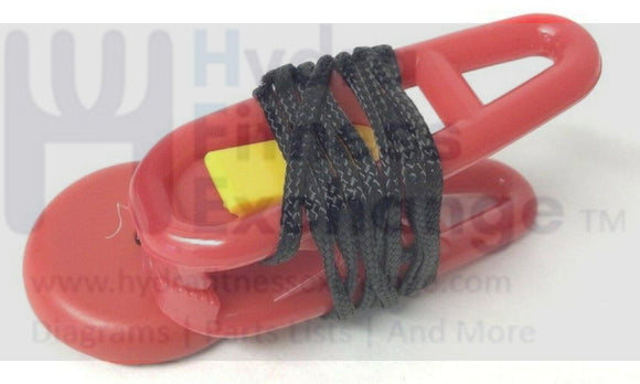 True Fitness Treadmill Magnetic Safety Key Lanyard 90331000-hydrafitnessparts