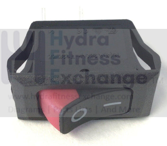 True Fitness Treadmill Power Entry On Off Switch 15A 9TCS9010-hydrafitnessparts