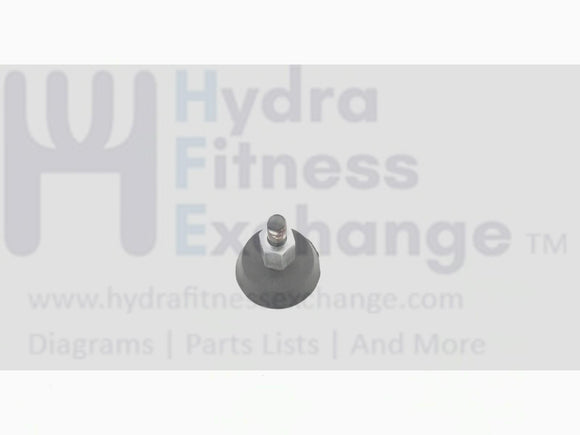 True Fitness XCS800 CS800 2010 Elliptical Rear Leveling Foot Leveler-hydrafitnessparts