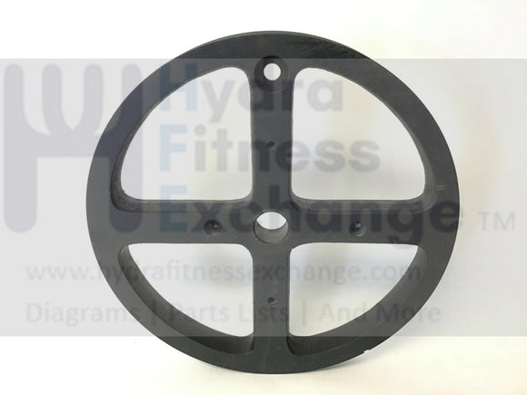 True Fitness XLC900 Elliptical Left Grooved Belt Pulley 10LB 0SX0009A-hydrafitnessparts