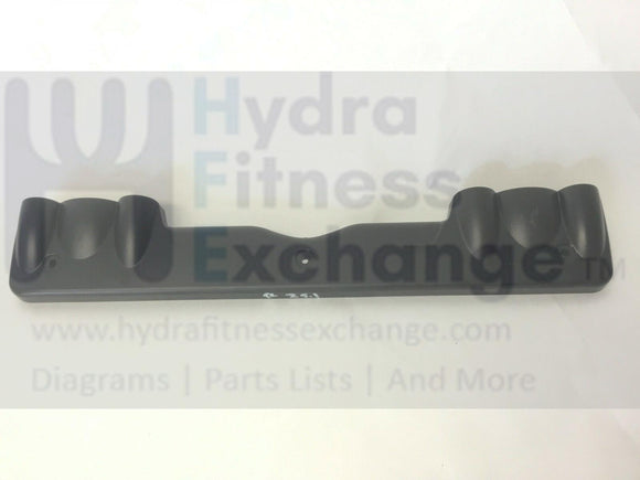 True Fitness Z5.1 Elliptical Front Roller Track Cover Black-hydrafitnessparts