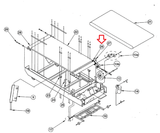 True Fitness ZTX 825 Treadmill Front Drive Roller with Pulley 70351300-hydrafitnessparts