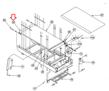 True Fitness ZTX 825 Treadmill Rear Back Idler Roller 70350900-hydrafitnessparts