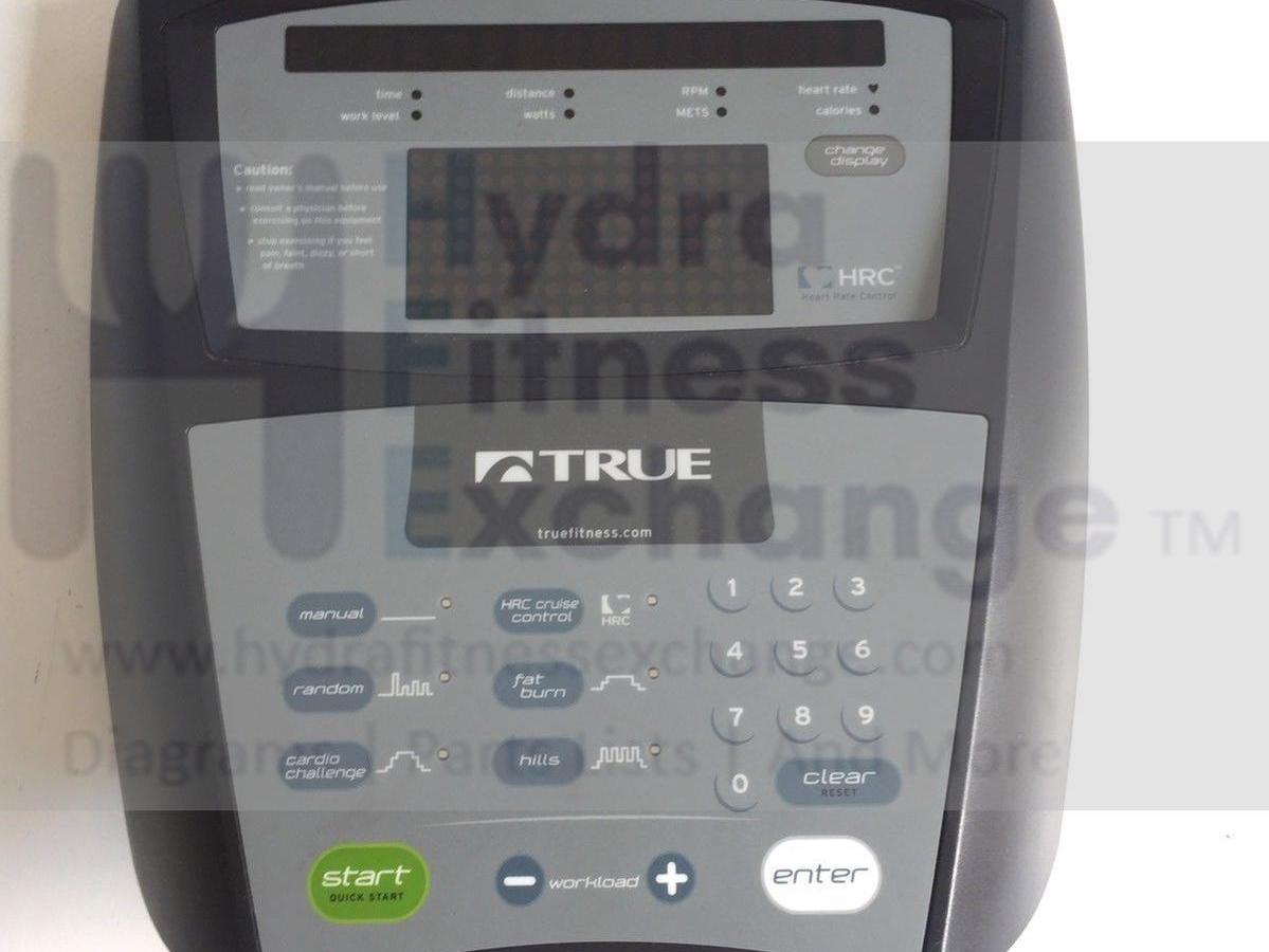 True PS900R PS 900 Recumbent Bike Display Console Overlay & Panel Boar ...