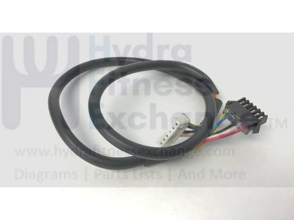 True TR XLC900 Elliptical 6 Pin Interconnect Low / Broad Wire Harness-hydrafitnessparts