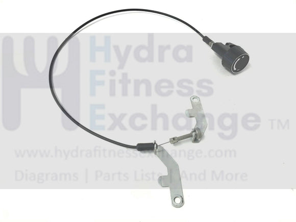 Tunturi Ergometer Upright Bike Knob Tensioner Cable Assembly 533.128.84-hydrafitnessparts