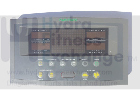 Tunturi Treadmill J770 J770p Upper Display Console Panel-hydrafitnessparts