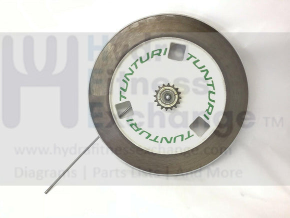 Tunturi Upright Bike Magnetic Resistance Eddy Brake Mechanism 303.101.68-hydrafitnessparts