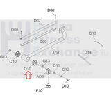 Used AFG Horizon Fitness Livestrong Elliptical Plastic Round Bushing 1000100823-hydrafitnessparts