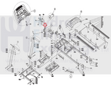 Used AFG Matrix Horizon Fitness Treadmill Drive Motor Cushion Rubber Pad 000877-B-hydrafitnessparts