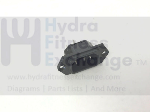 Used Bodyguard Fitness LS-LS2 Upright Stepper Power Socket Inlet Entry Plug In-hydrafitnessparts