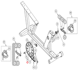 Used Cybex 770C 770R 525C 525R 625C 625R Recumbent Bike Motor Drive Belt 48" BD-21366-hydrafitnessparts