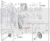 Used Cybex Life Fitness Elliptical Pulley Drive Belt 34" 630A-328-hydrafitnessparts