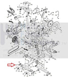 Used Cycle Bike Bolt 5/16" X 1 3/4" 258536-hydrafitnessparts