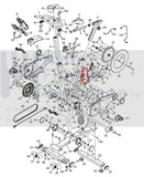 Used Epic FreeMotion NordicTrack Reebok Proform Cycle Bike Magnet Lift Axle 317331-hydrafitnessparts