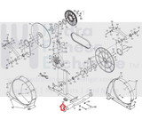 Used Epic Freemotion Gold's Gym Image Elliptical Stabilizer Endcap 38mm X 76mm 141510-hydrafitnessparts