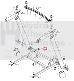 Used Epic NordicTrack FreeMotion HealthRider Treadmill Front Base Endcap 314515-hydrafitnessparts