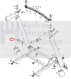 Used Epic Proform Nordictrack Healthrider Image Treadmill Screw 3/8" X 4" 215482-hydrafitnessparts