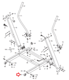 Used FreeMotion Gold's Gym HealthRider Lifestyler Treadmill Transport Wheel 234223-hydrafitnessparts