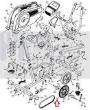 Used FreeMotion HealthRider Ironman Lifestyler Upright Bike Pulley Assembly 259618-hydrafitnessparts