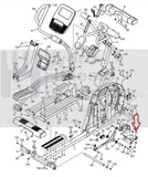 Used FreeMotion NordicTrack Elite 12.9T NTEL712140 Elliptical Transport Wheel 148803-hydrafitnessparts