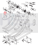 Used FreeMotion NordicTrack Elliptical Flywheel Hub 268712-hydrafitnessparts
