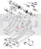 Used FreeMotion NordicTrack Elliptical Pedal Sensor Fix Kit 322195-hydrafitnessparts