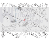 Used Freemotion XTe Rear Drive Elliptical Right Pedal 289863-hydrafitnessparts