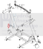 Used Gold's Gym HealthRider NordicTrack Proform Treadmill Left Base Cover 316177-hydrafitnessparts