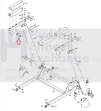 Used Gold's Gym NordicTrack Proform Treadmill Latch Pin Assembly 349898-hydrafitnessparts