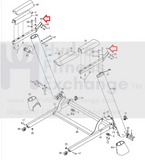 Used Gold's Gym NordicTrack Proform Treadmill Left or Right Handrail 339183-hydrafitnessparts