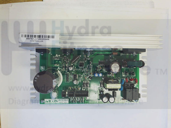Used Gold's Gym Proform Weslo Treadmill Motor Controller Lower Board MC1618DLS 390296-hydrafitnessparts