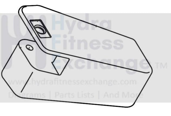 Used Gold's Gym Trainer 430 430i Proform Residential Treadmill Right Rear Foot 359225-hydrafitnessparts