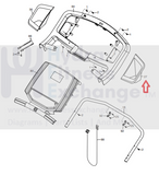 Used HealthRider NordicTrack Proform Treadmill Right Tray 349421-hydrafitnessparts