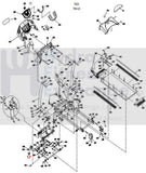 Used Horizon Advanced Fitness Group Treadmill Front Foot Cover 001299-B-hydrafitnessparts