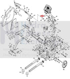 Used Horizon Fitness 3.0E 4.0E ESC3 ESC4 Elliptical Display Console Assembly 013271-Z-hydrafitnessparts
