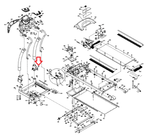 Used Horizon Fitness Elite Series Treadmill Right Console Mast Cover 001572-AA-hydrafitnessparts