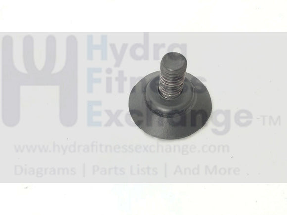 Used Horizon Fitness T101-03 2012 (TM659) Treadmill Leveling Foot Leveler 1000094876-hydrafitnessparts