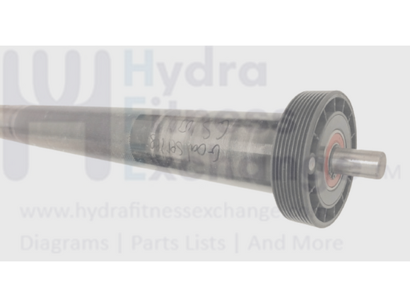 Used Horizon Smooth Fitness Livestrong Treadmill Front Drive Roller W/Pulley 014669-B-hydrafitnessparts