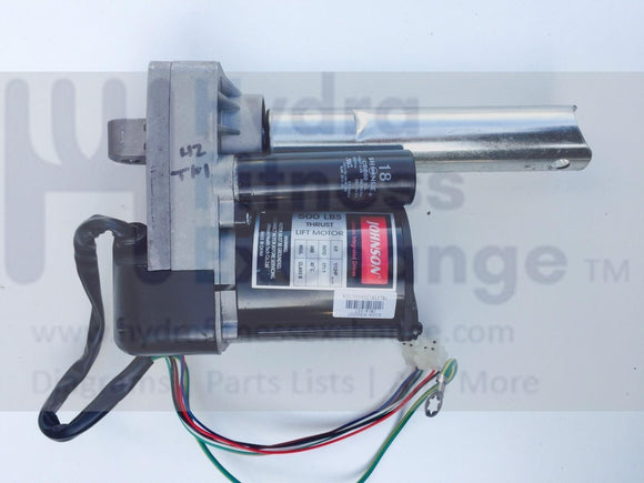 Used Horizon Vision Fitness Livestrong Treadmill Incline Motor Elevation JM14-027-hydrafitnessparts