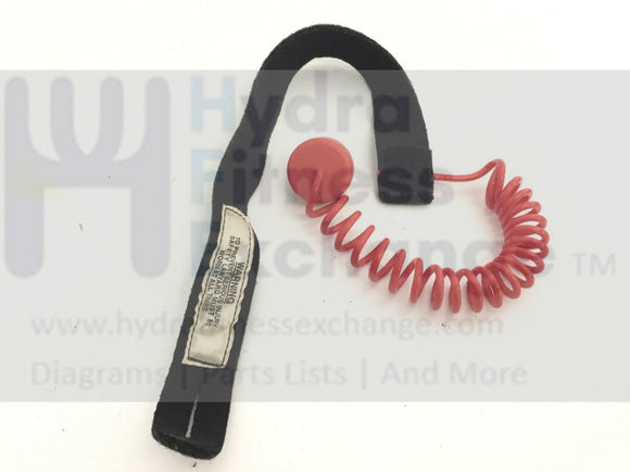 Used Landice L7 L8 Treadmill Magnetic and Treelock Safety Key Lanyard 71079-SP-hydrafitnessparts