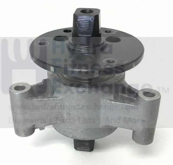 Used Life Fitness 95C 97C Upright Bike Axle Crank Hub Plate Assembly AK66-00151-0000-hydrafitnessparts