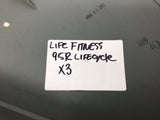 Used Life Fitness 95R PCSR Recumbent Bike Rear Shroud Decal AK66-00045-0004-hydrafitnessparts