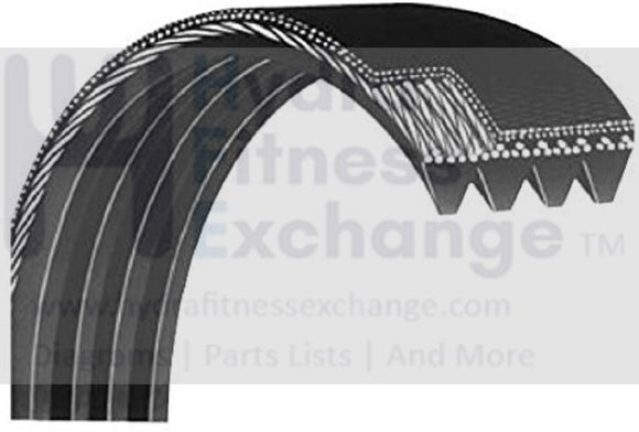 Used Life Fitness CLSX CT5500 CT8500 Elliptical d&d Motor Drive Belt 0K53-01184-0000-hydrafitnessparts