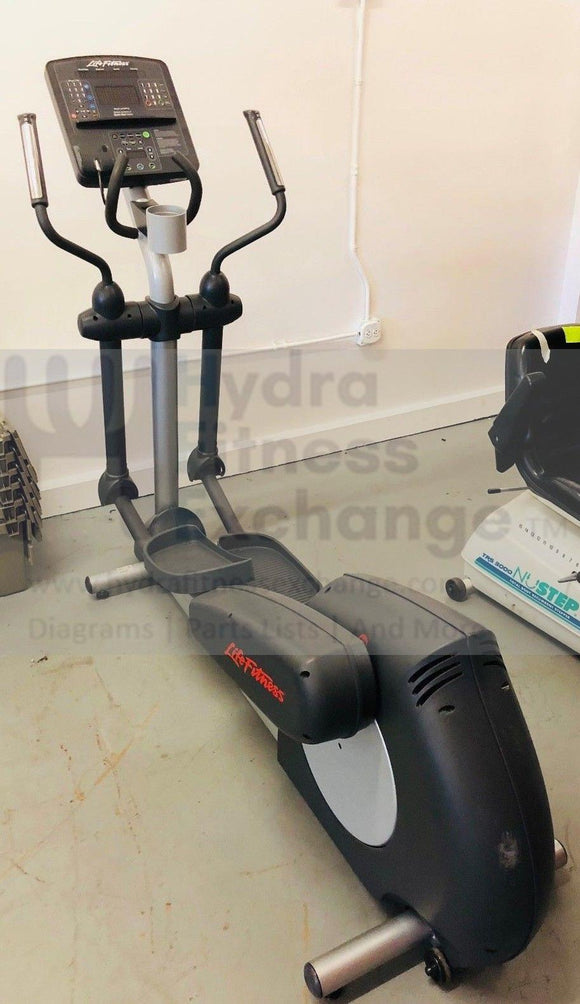 Used Life Fitness CLSX Elliptical Commercial Integrity Console-hydrafitnessparts