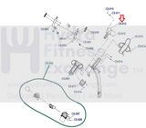 Used Life Fitness E3-XXXX-0105 E5-XXXX-0105 Elliptical Monitor Holder REX3HV0-hydrafitnessparts