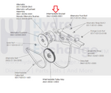 Used Life Fitness Elliptical Intermediate Weldment Bracket 0K61-02400-0001-hydrafitnessparts