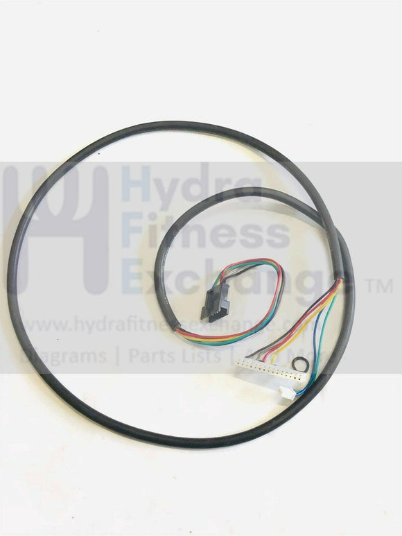Used Life Fitness Lifecycle Recumbent Bike Upper Console Cable Wire Harness REX2K87-hydrafitnessparts